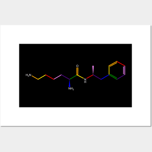 Vyvanse Molecule Chemistry Molecule Posters and Art